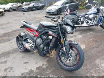  Salvage Triumph Motorcycle Street Triple