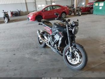  Salvage Triumph Motorcycle Street Triple