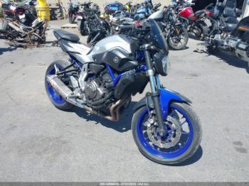  Salvage Yamaha Fz07